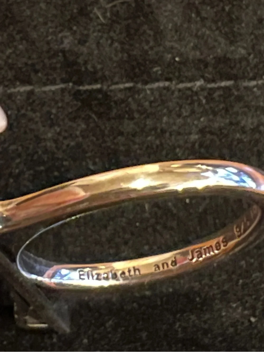 Robert Lee Morris for Elizabeth and James 925 Sterling Silver Diamond Bar Ring 7